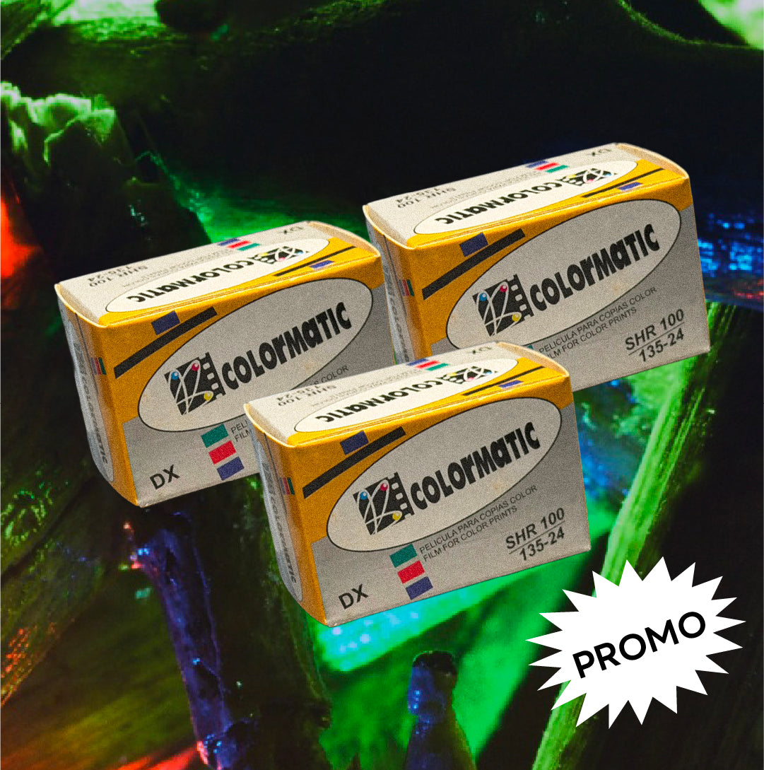 Colormatic 35mm promo x 3 rollos